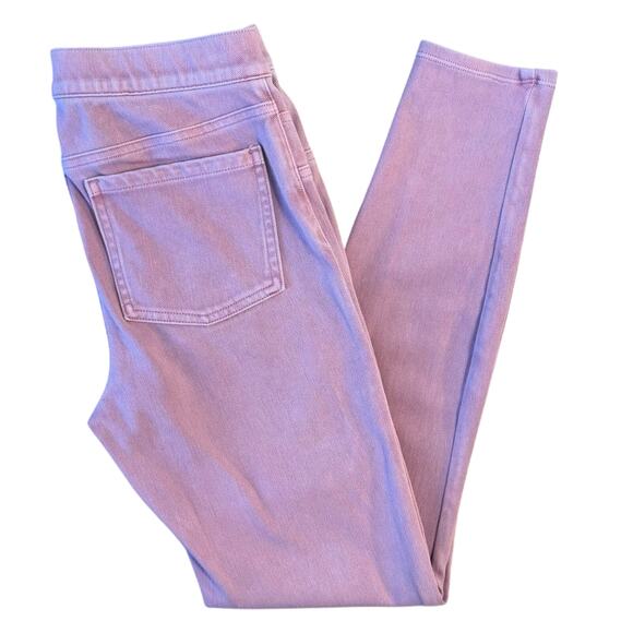 Spanx Women’s Jean-Ish Ankle Leggings Pull On Denim Jeans Pants Pink Size Small - Picture 1 of 9
